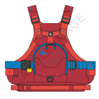 Palm Riff Rescue PFD in Samba