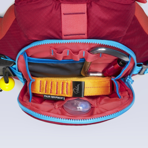 Large Clamshell Pocket with tie off loops