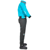 Peak One Piece Touring drysuit showing articulated pre bent cut