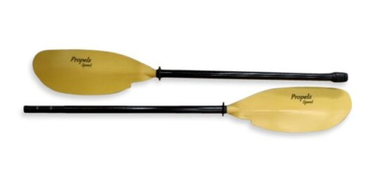 lightweight fibreglass two part length adjustable paddle with pulling ledge