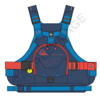 Palm Riff Rescue PFD in Navy