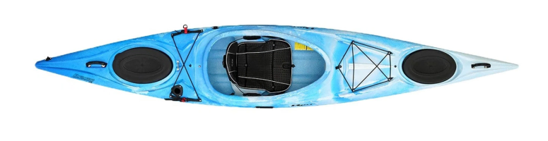 Riot Enduro 13 with skeg in blue/white