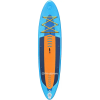 Spinera iSUP has  4 x seat clip in points and crisscross bungees for stowing lugage