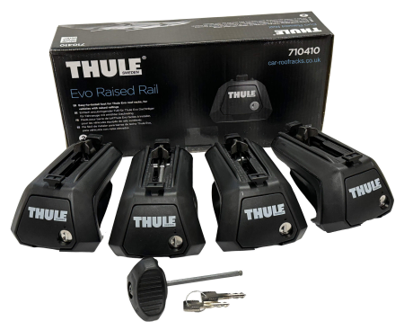 Thule Raised Rail Foot Pack 7104