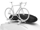 Thule Roof Box alongside a bike rack