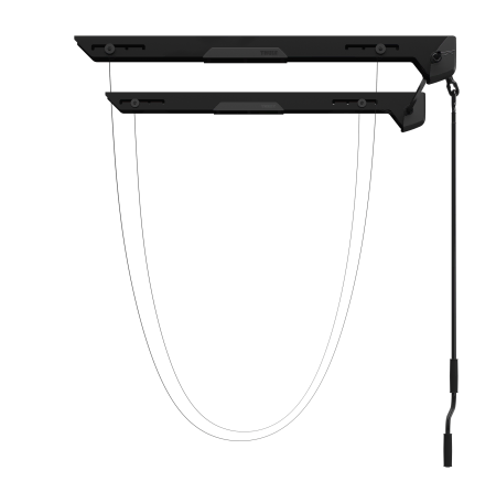 Simple and effective design makes loading and unloading roofrack items easy