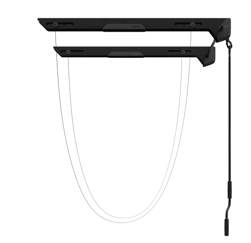 Simple and effective design makes loading and unloading roofrack items easy