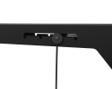 The ceiling mounted profiles have built in adjusters