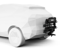 Thule OutPace 2 tilted up when parked