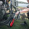 The VeloSpace 3 4th Bike Adapter is very easy to fit 