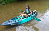 Paddling the Vibe Yellowfin 100 kayak