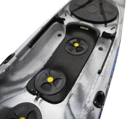 Low-profile waterproof Tackle Pod for Viking Profish Reload and GT