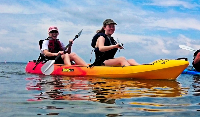 family paddling viking kayaks 2 +1 kayak