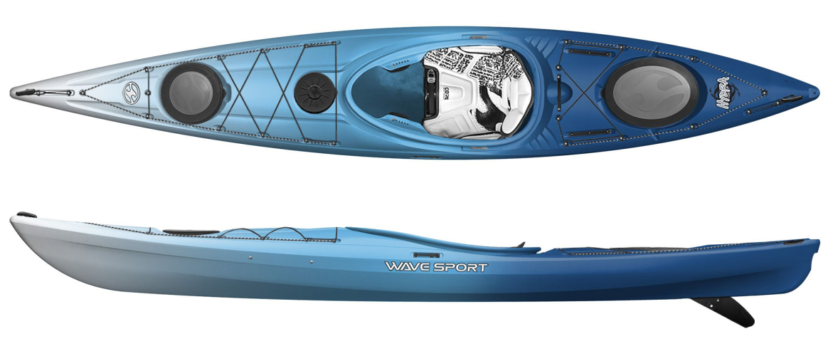 Wave Sport Hydra 12.5 for coastal and inland kayak touring