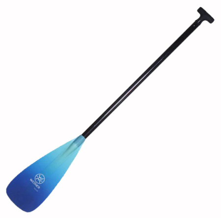 Performance canoe paddle from Werner with bent adjustable shaft
