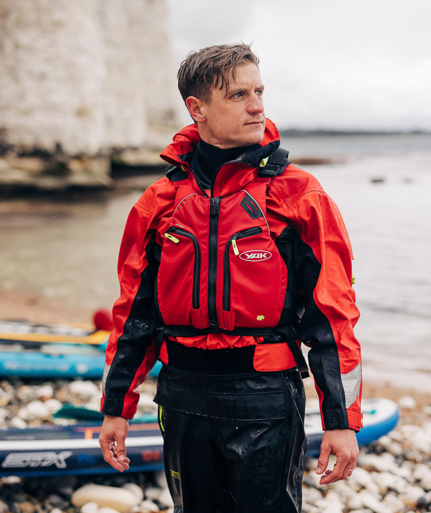 thumbnail interactive-video image 1 of Yak Xipe 60N Buoyancy Aid Vest – PFD For Canoe, Kayak, Dinghy, SUP – Size XL, Foam, With Pockets 1 of 2